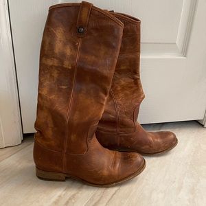 Frye Melissa button tall boots